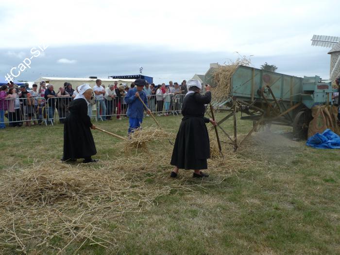 Fête de la moisson au moulin de Trouguer;