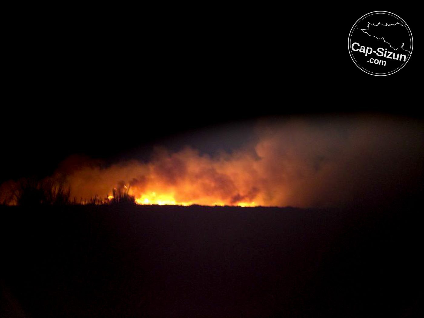 Incendie à la Pointe du Raz