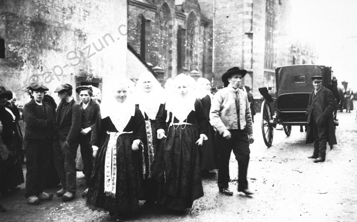 Une noce bretonne en 1913 — photo de démonstration