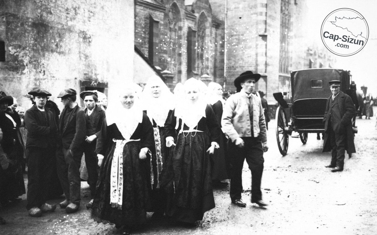 Une noce bretonne en 1913 — photo de démonstration