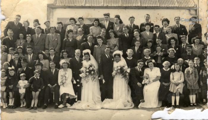 Double mariages dans les années 50