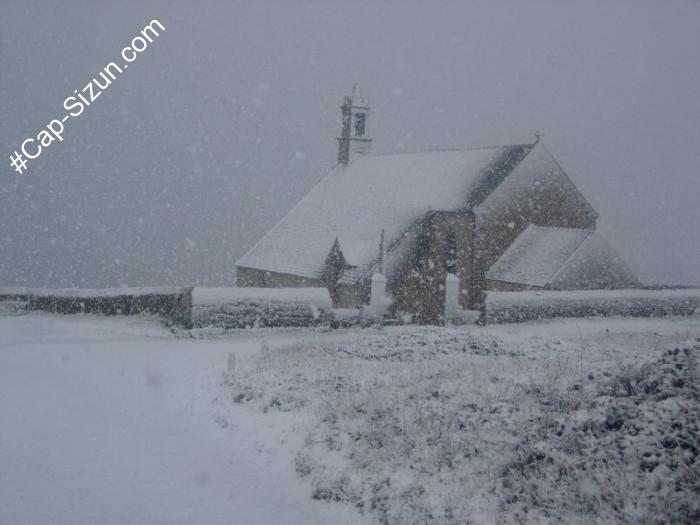 La chapelle Saint They sous la neige