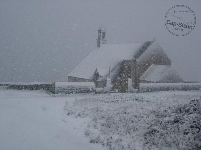 La chapelle Saint They sous la neige