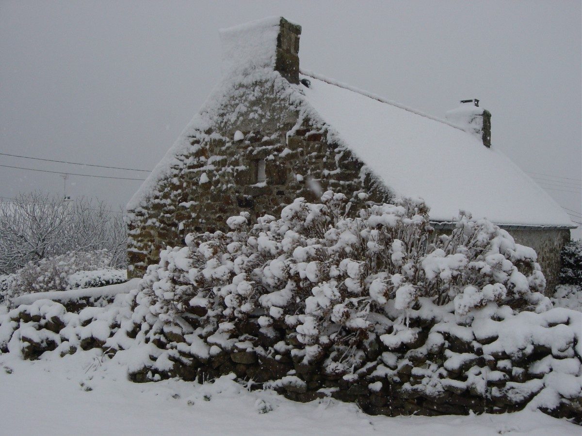 Neige à Plogoff