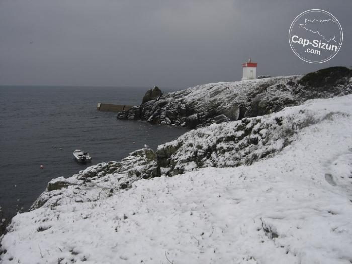 Pors poulhan sous la neige