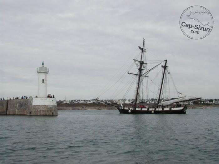 La goelette Recouvrance à Audierne