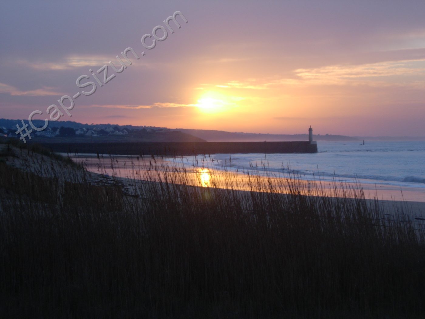 Lever de soleil sur Trescadec