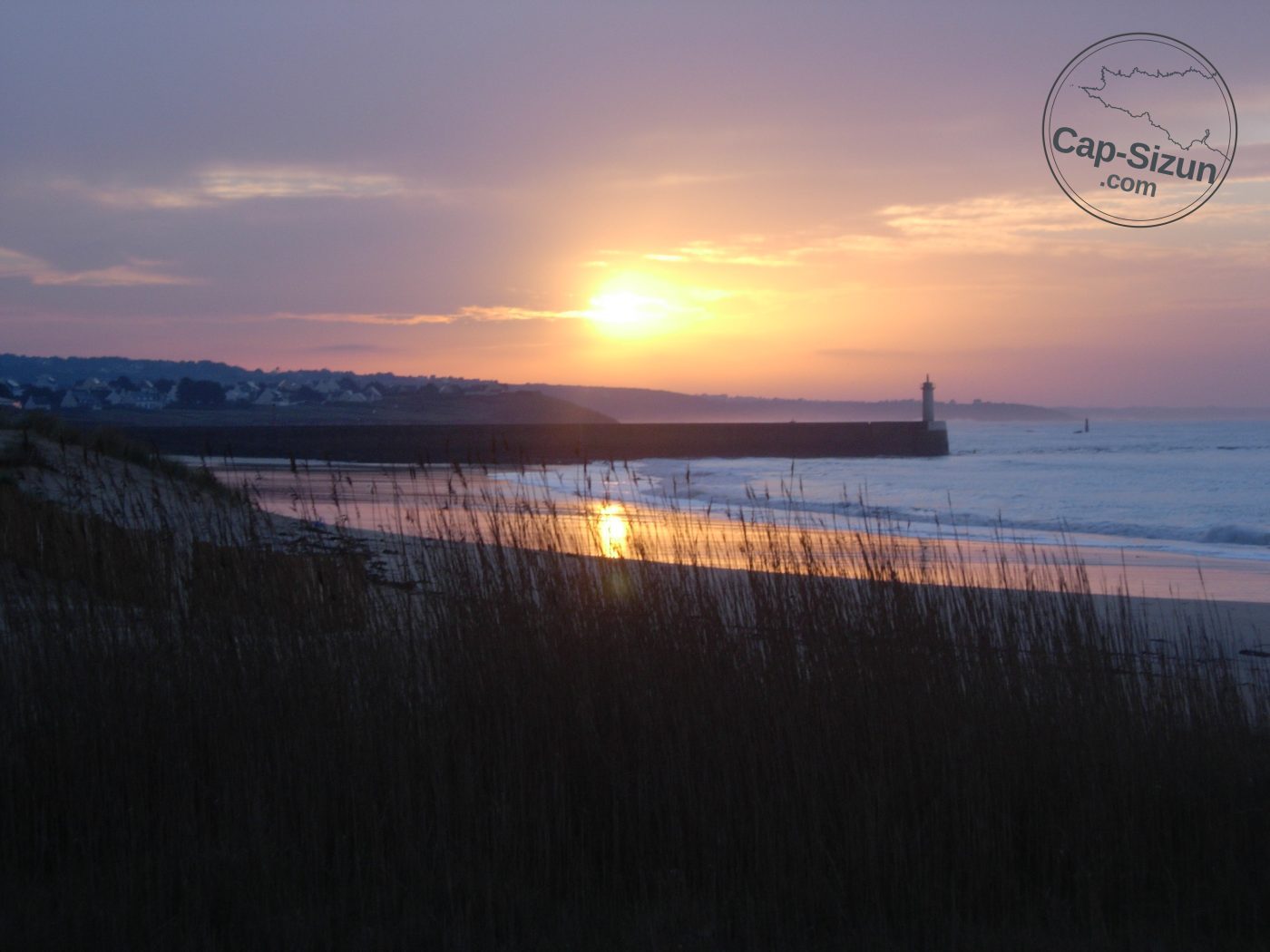 Lever de soleil sur Trescadec