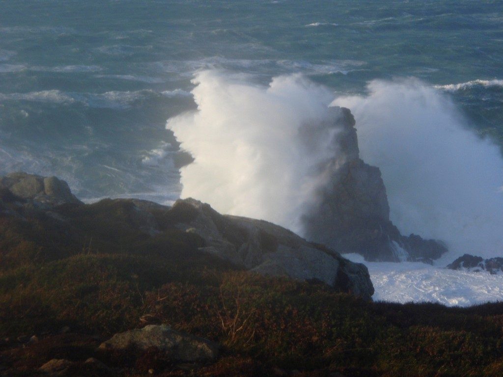 Tempête à la pointe du Van