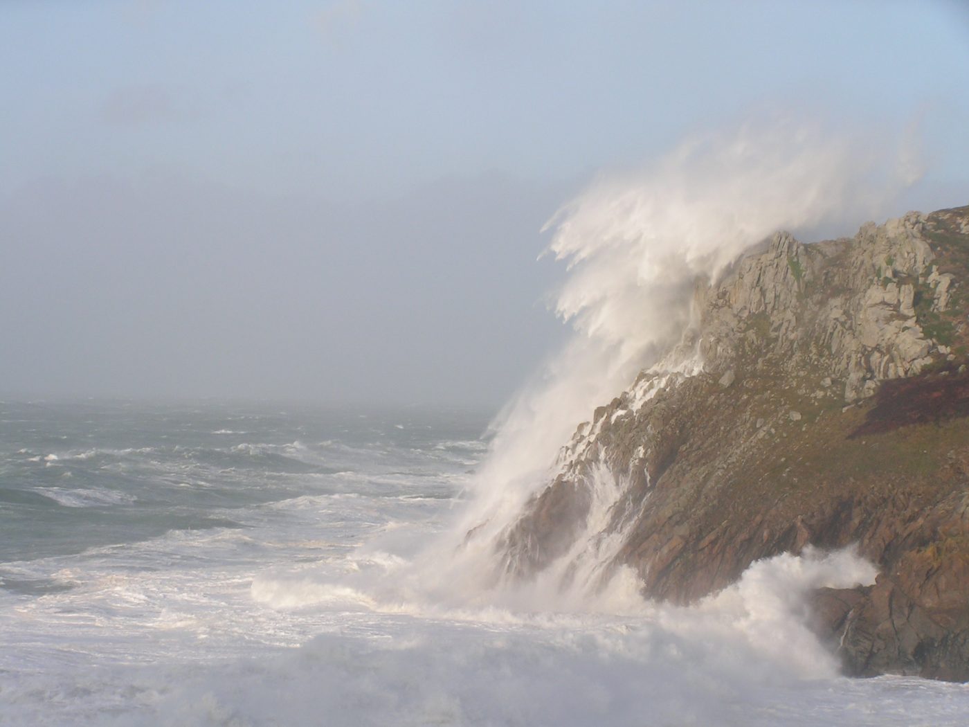 Tempête à Pors Théolen 