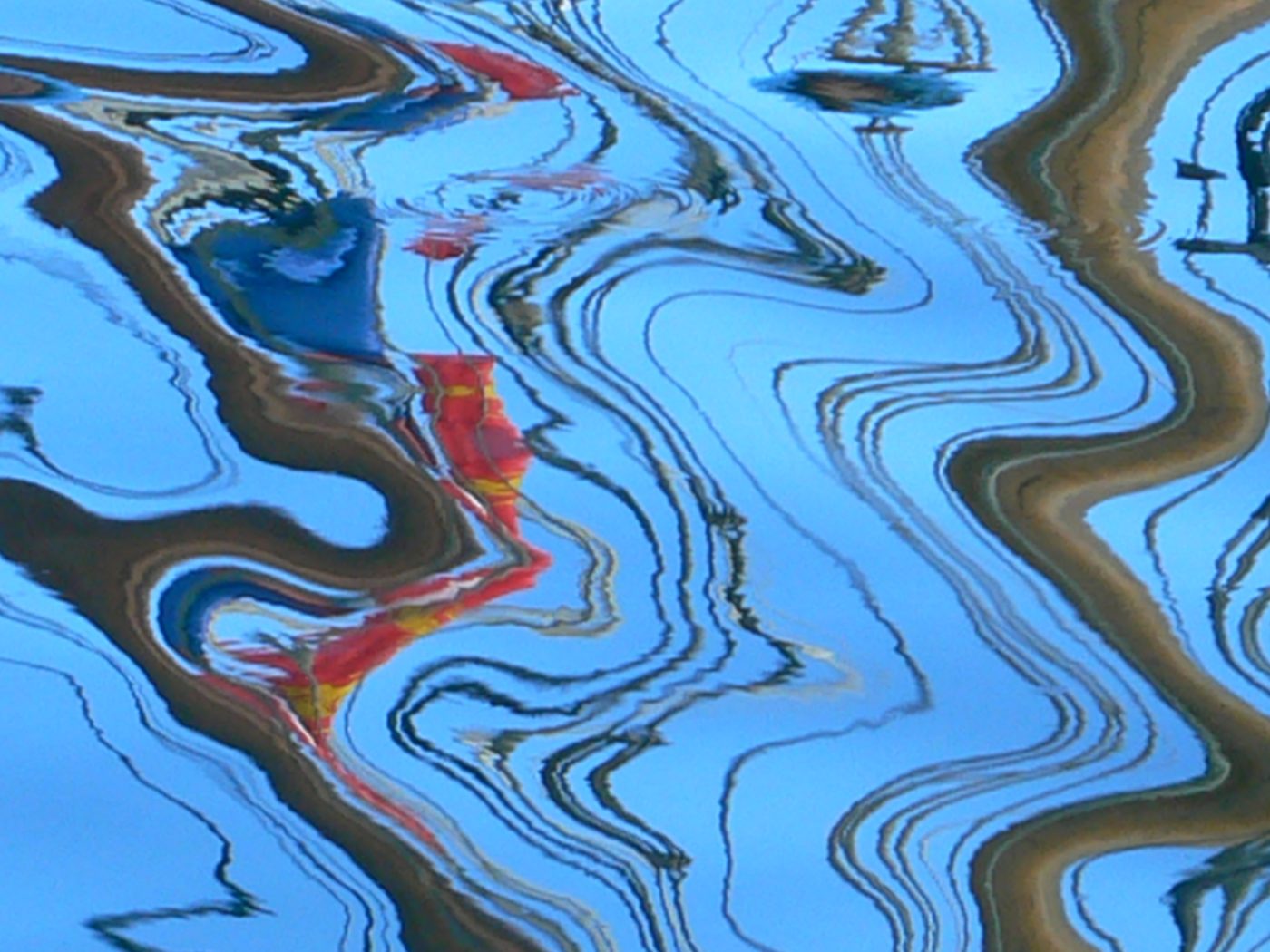 Reflets dans l'eau