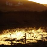 711-coucher-de-soleil--sur-l-etang-de-laoual----baie-des-trepasses