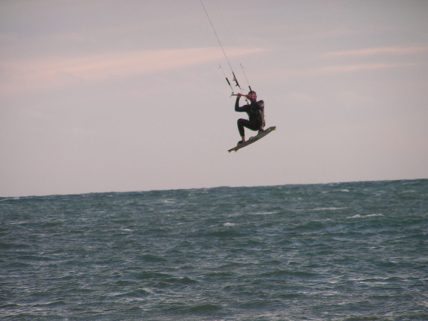 Sky-surf dans l'anse du Loch