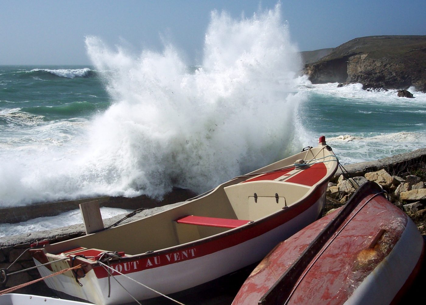 Tempête à Pors Loubous