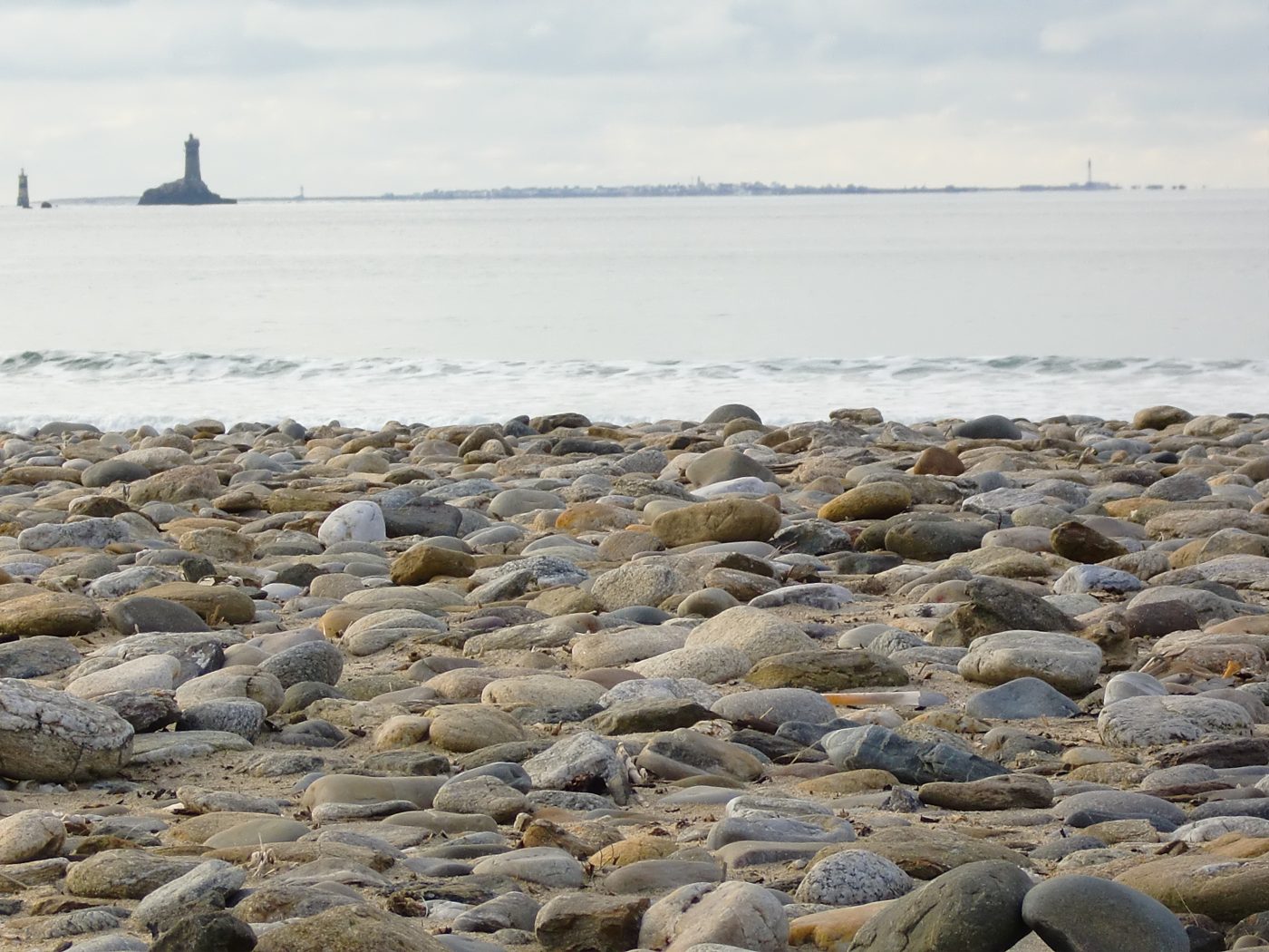 Bonne visibilite sur l'ile de sein