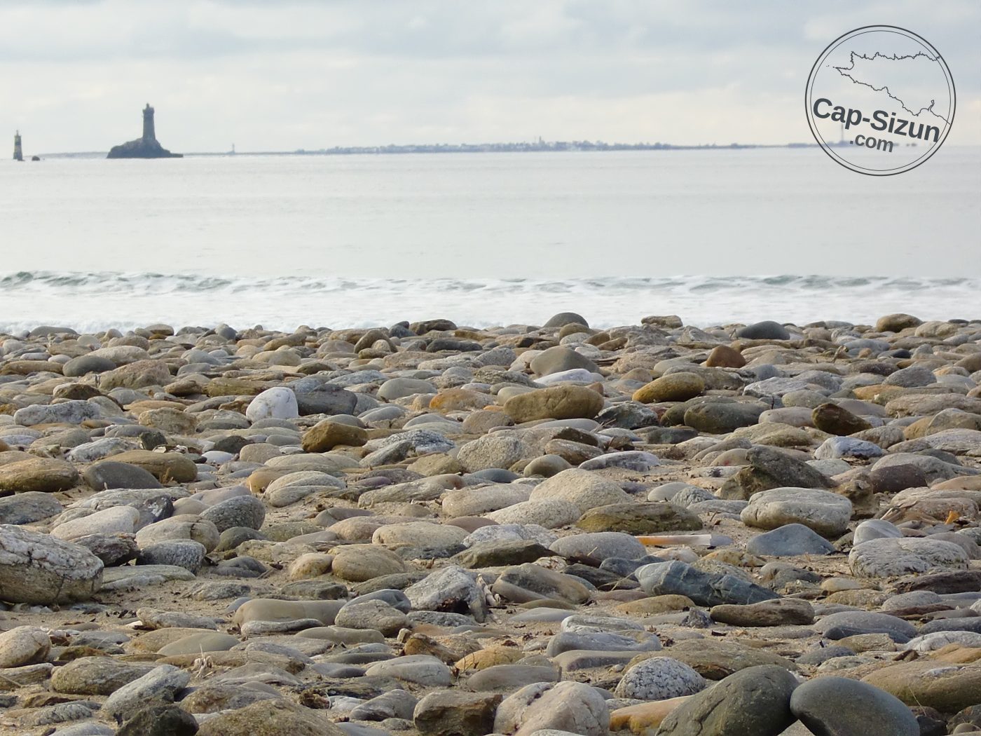 Bonne visibilite sur l'ile de sein